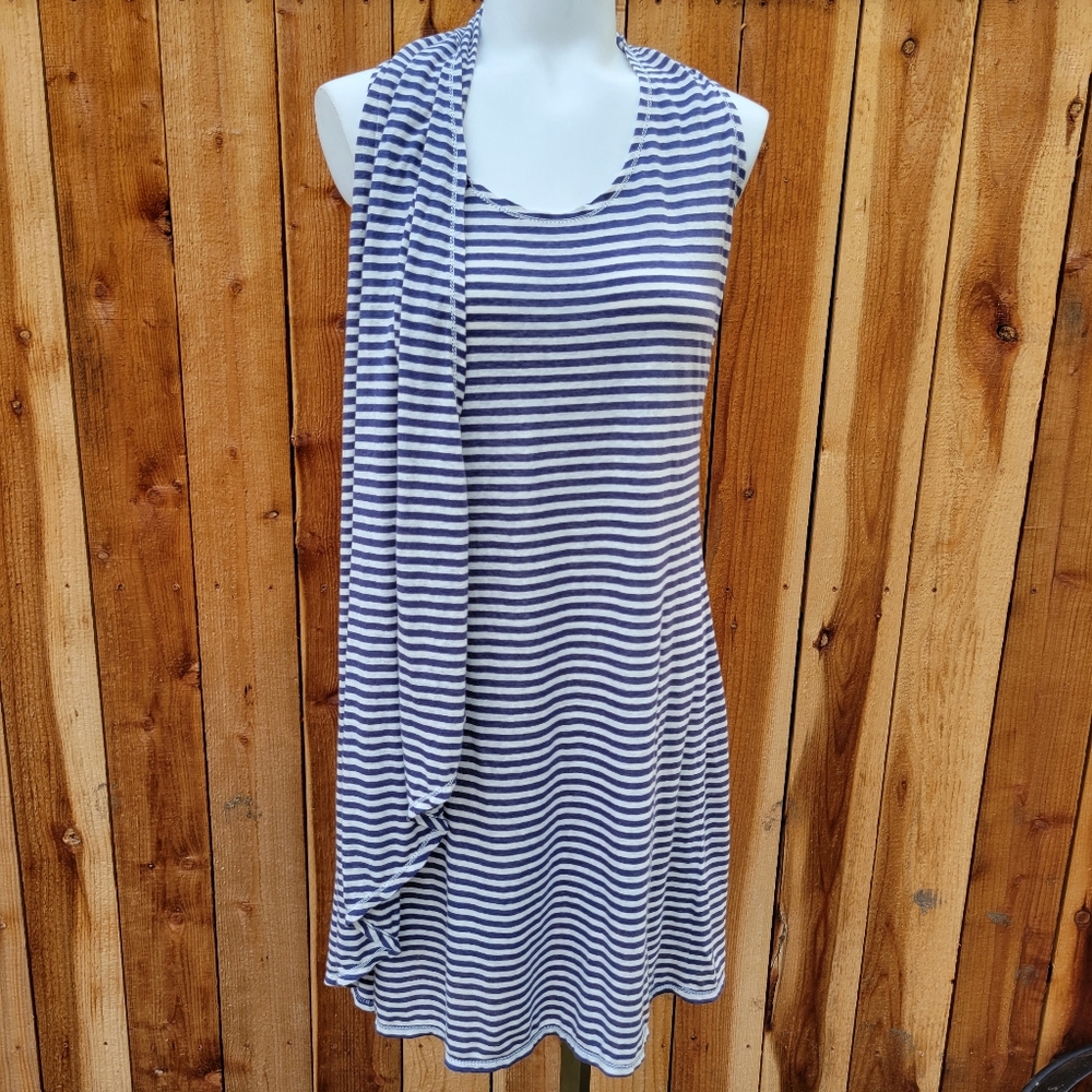Max Studio Sleeveless Stripe Knit Dress Size S